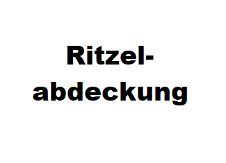 Ritzelabdeckung