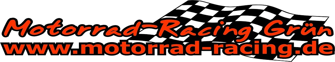 Motorrad-Racing Grün-Logo