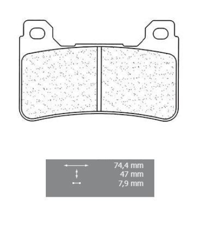 SBS Bremsbeläge für Honda CBR 600 RR 05-13