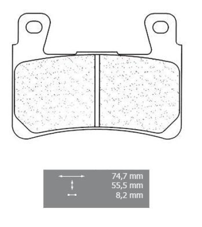 SBS Bremsbeläge für Honda CBR 900 R Fireblade 98-03