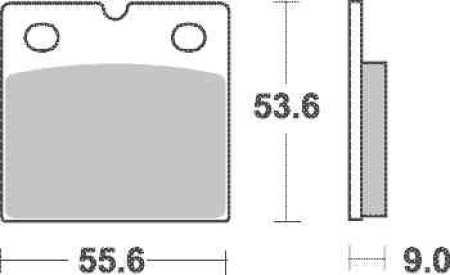 SBS Bremsbeläge für Ducati 650 Pantah 84-86
