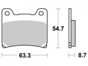 SBS Bremsbeläge für Yamaha XJ 900 83-84