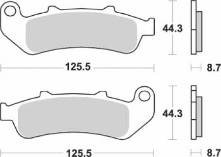 SBS Bremsbeläge für Honda CBR 1000 F 93-99