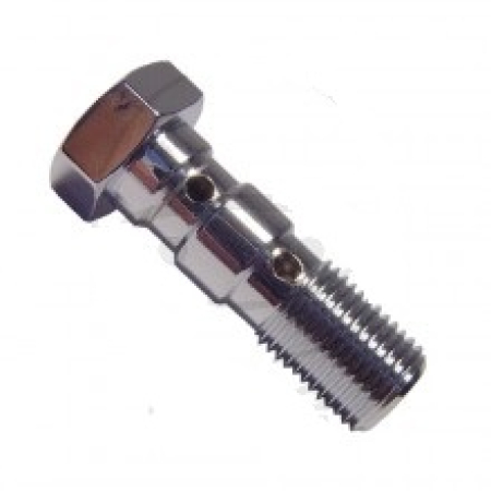 Hohlschraube doppelt M10X1.00 chrom