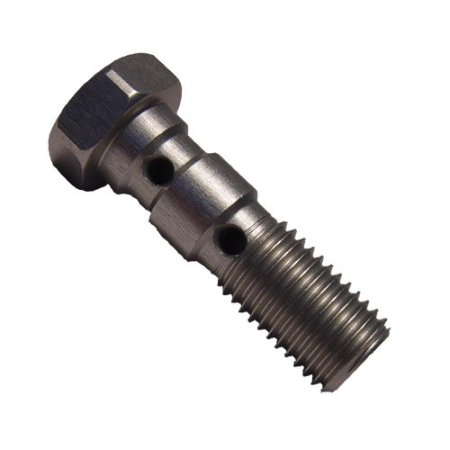 Hohlschraube doppelt M10X1.25 anthrazit
