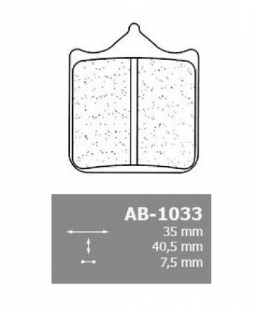 Preview: MV Agusta F4 1000R F5 (998ccm) 2007- Alpha Technik Bremsbeläge