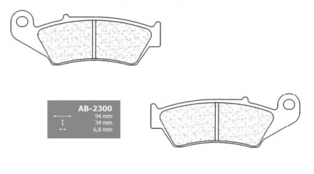 Preview: Honda XRV750 Africa Twin RD07 (750ccm) 1993- Alpha Technik Bremsbeläge