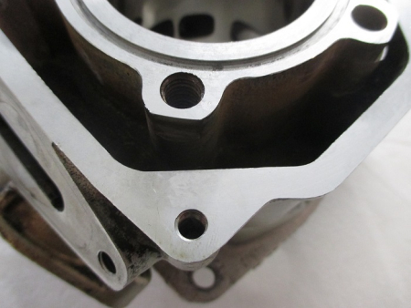 Rotax 122/123 Zylinder planen Kopfseite