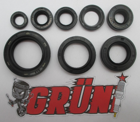 Honda CR125 Bj. 1984 - 1985 Grüni Motorsimmerringsatz