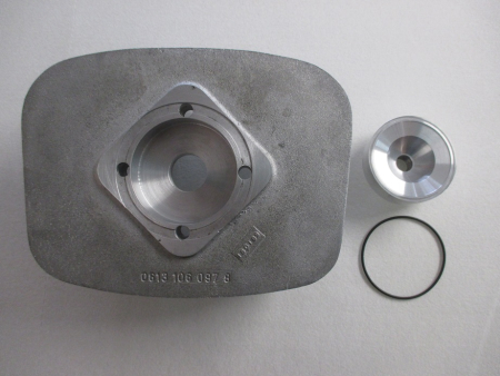 Hercules K125 Zylinderkopf auspindeln für MRG Zylinderkopfeinsatz / Kalotten