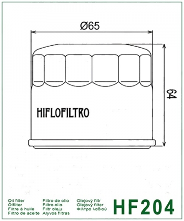 Triumph Bonneville 750 TSS 1982 – 1983 HIFLO Ölfilter HF204RC