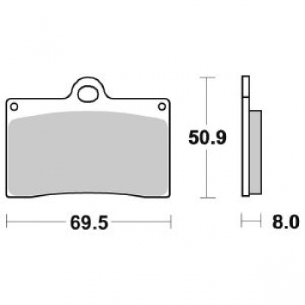 SBS Bremsbeläge für Ducati 900 SL Superlight 92-98