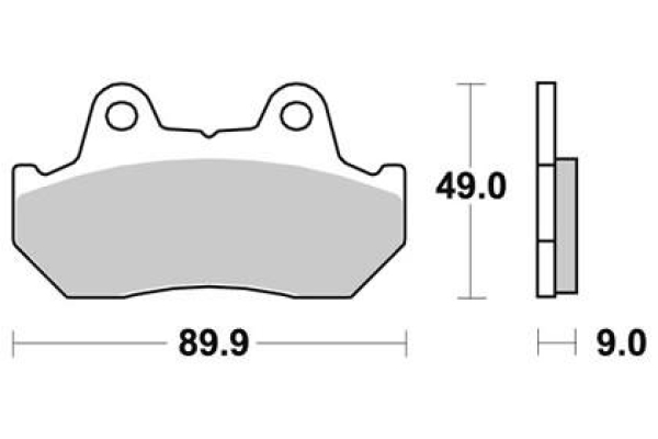 SBS Bremsbeläge für Honda CX 650 E Euro 83-84