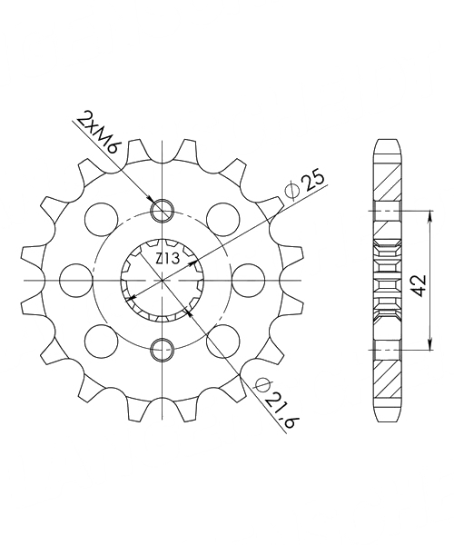 Kawasaki VN800 1995 – 1999 Ritzel Supersprox 530 - 15Z
