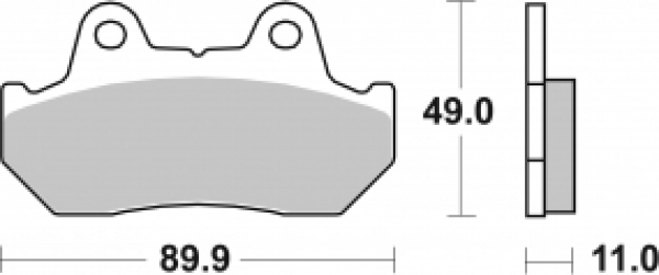 SBS Bremsbeläge für Honda CB 1100 RD 1983
