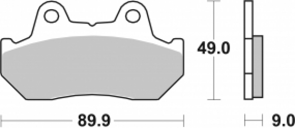 SBS Bremsbeläge für Honda CB 900 F, F2 1981 – 1984