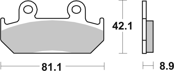 SBS Bremsbeläge für Honda CBR 250 F 1986
