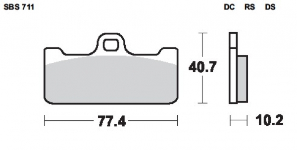 SBS Bremsbeläge Brembo Racing Calipers XA7G240/41 P4 32/36