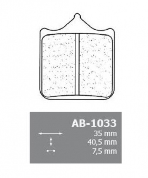 KTM 990SM KTMLC8SM (999ccm) 2008- Alpha Technik Bremsbeläge