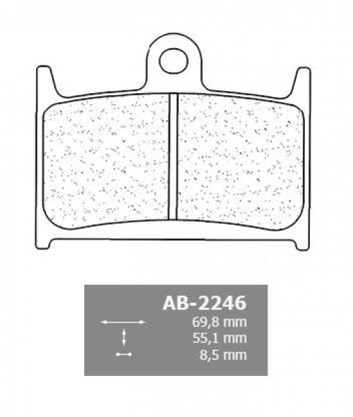 Triumph Daytona 1200 T300 (1180ccm) 1991-1995 Alpha Technik Bremsbeläge