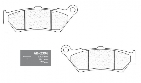Aprilia Pegaso 650 Trail VD (660ccm) 2005- Alpha Technik Bremsbeläge