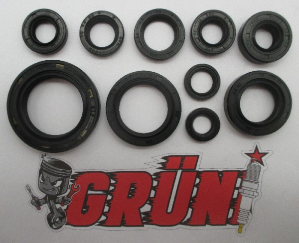 Honda CR125 Bj. 1986 - 2002 Grüni Motorsimmerringsatz