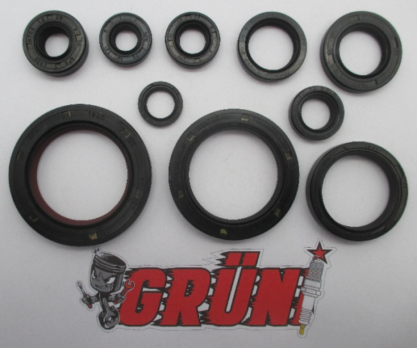 Honda CRF450 X Bj. 2005 - 2017 Grüni Motorsimmerringsatz