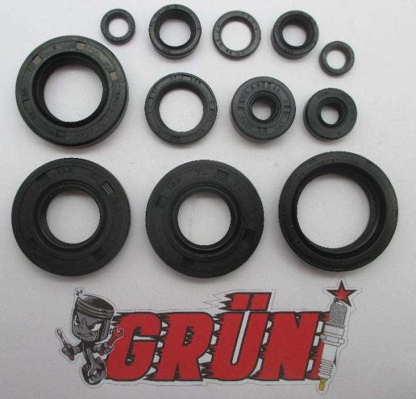 Fantic XX125 Bj. 2021 - 2024 Grüni Motorsimmerringsatz