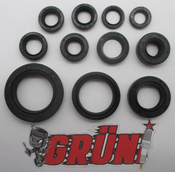 Honda CR125 Bj. 2005 - 2007 Grüni Motorsimmerringsatz