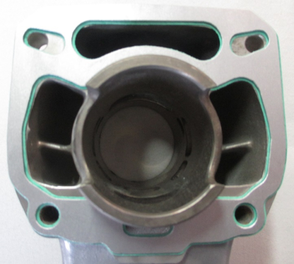 Aprilia RS125 Zylinderfußadapterplatte / Spacerplatte in 1mm