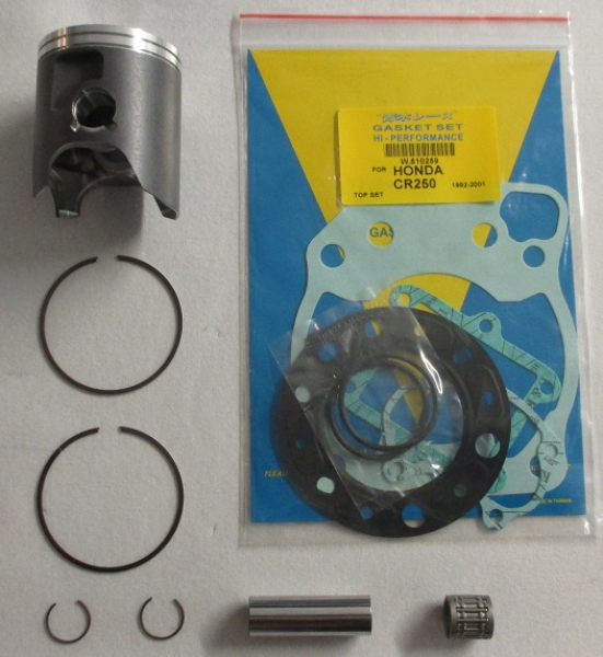Honda CR250 1995 - 1996 Meteor Kolbensatz 66,34mm + Zyl-Dichtungssatz + Lager