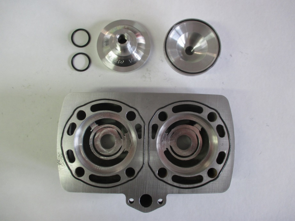Yamaha RD350 LC Zylinderköpfe auspindeln für MRG Zylinderkopfeinsätze / Kalotten / O-Ring umbau