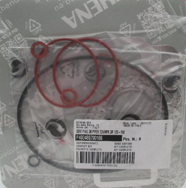 Piaggio TPH125 Typhoon Bj. 1995 - 2003 Athena Zylinderdichtsatz