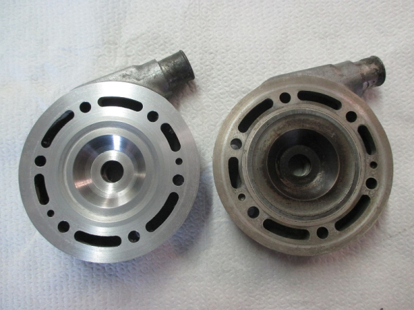 Yamaha TZ250 56,00mm Zylinderköpfe ausdrehen - planen - auf Bleifrei