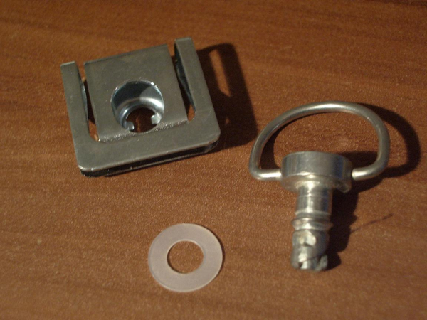 Schnellverschluss Dzus mit Bügel Steck 17mm cpl.