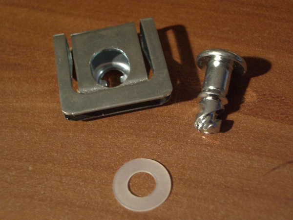 Schnellverschluss Dzus mit Innensechskant Steck 17mm cpl.